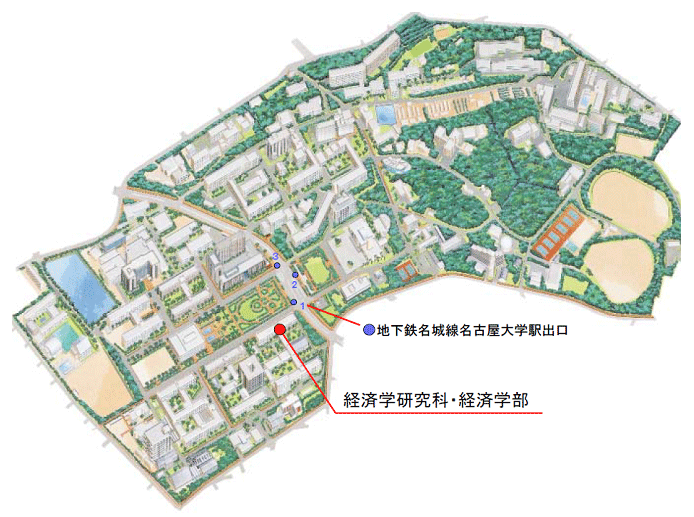名古屋大学・東山キャンパスマップ