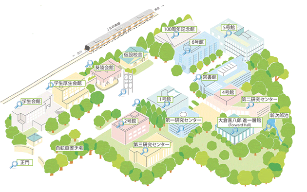 東京経済大学キャンパスマップ